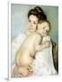 The Young Mother-Mary Cassatt-Framed Giclee Print
