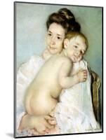 The Young Mother-Mary Cassatt-Mounted Giclee Print