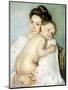 The Young Mother-Mary Cassatt-Mounted Giclee Print