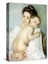 The Young Mother-Mary Cassatt-Stretched Canvas