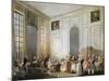 The Young Mozart at the Clavichord at the House of Prince Conti-Michel Barthélémy Ollivier-Mounted Art Print