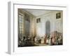 The Young Mozart at the Clavichord at the House of Prince Conti-Michel Barthélémy Ollivier-Framed Art Print