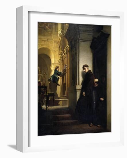 The Young Mozart-Heinrich Lossow-Framed Giclee Print