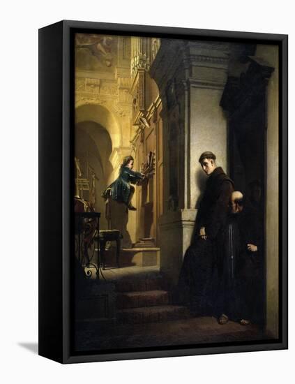 The Young Mozart-Heinrich Lossow-Framed Stretched Canvas