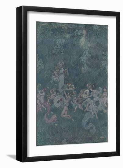 The Young Pan - Stage Six, C1920-Percy Bradshaw-Framed Giclee Print