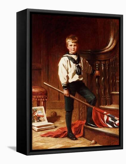 The Young Patriot, 1892-John Brett-Framed Stretched Canvas