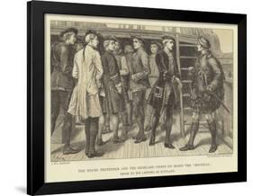 The Young Pretender and the Highland Chiefs on Board the "Doutelle"-J.M.L. Ralston-Framed Giclee Print