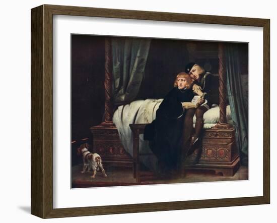 The Young Princes in the Tower, 1831-Paul de la Roche-Framed Giclee Print