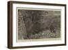 The Young Princes on their Cruise, Charge of Wild Elephants During a Kraal at Labugankande, Ceylon-null-Framed Giclee Print