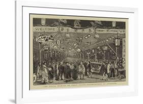 The Young Princes on their Cruise, Illuminations at Singapore-null-Framed Giclee Print