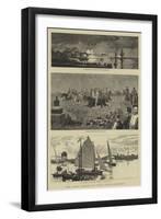 The Young Princes on their Cruise, Shanghai-William Lionel Wyllie-Framed Giclee Print