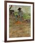 The Young Routy, a Farmboy Who Worked at the Family's Estate in Celeyran, 1883-Henri de Toulouse-Lautrec-Framed Giclee Print