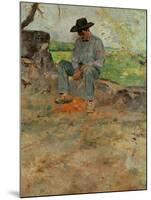 The Young Routy, a Farmboy Who Worked at the Family's Estate in Celeyran, 1883-Henri de Toulouse-Lautrec-Mounted Giclee Print