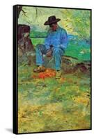 The Young Routy in Celeyran-Henri de Toulouse-Lautrec-Framed Stretched Canvas