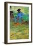 The Young Routy in Celeyran-Henri de Toulouse-Lautrec-Framed Art Print