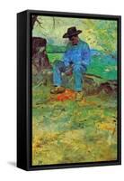 The Young Routy in Celeyran-Henri de Toulouse-Lautrec-Framed Stretched Canvas