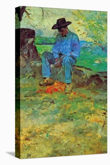 The Young Routy in Celeyran-Henri de Toulouse-Lautrec-Stretched Canvas