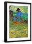 The Young Routy In Celeyran-Henri de Toulouse-Lautrec-Framed Art Print