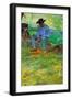 The Young Routy In Celeyran-Henri de Toulouse-Lautrec-Framed Art Print