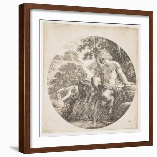 The Young Satyr, 1656-Stefano Della Bella-Framed Giclee Print