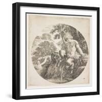 The Young Satyr, 1656-Stefano Della Bella-Framed Giclee Print