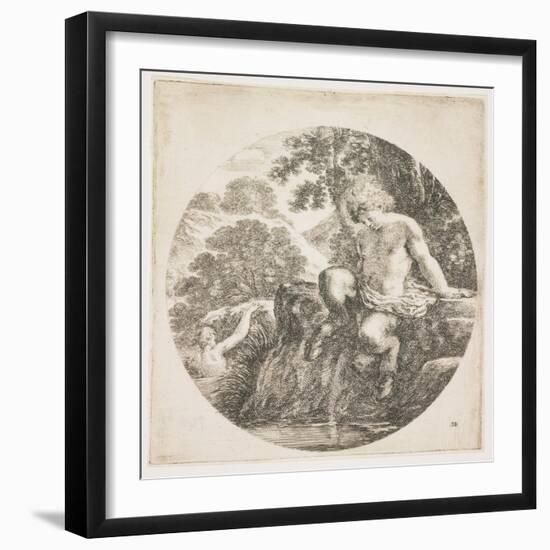 The Young Satyr, 1656-Stefano Della Bella-Framed Giclee Print