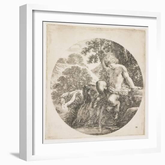 The Young Satyr, 1656-Stefano Della Bella-Framed Giclee Print