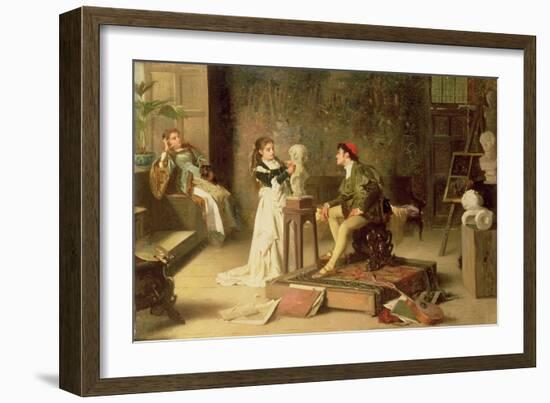 The Young Sculptress-Alexander M. Rossi-Framed Giclee Print