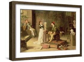 The Young Sculptress-Alexander M. Rossi-Framed Giclee Print