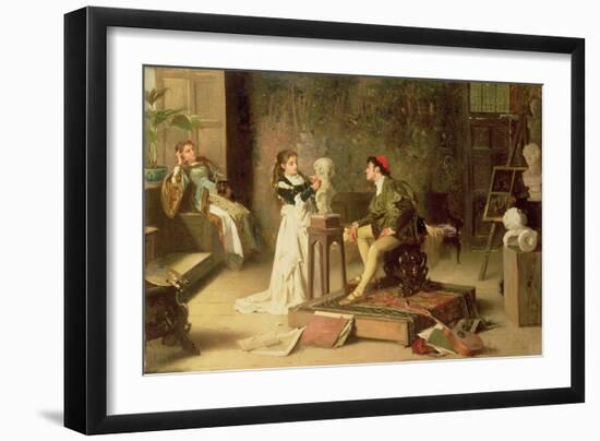 The Young Sculptress-Alexander M. Rossi-Framed Giclee Print