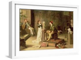 The Young Sculptress-Alexander M. Rossi-Framed Giclee Print