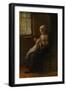 The Young Seamstress, C. 1880-Jozef Israëls-Framed Premium Giclee Print