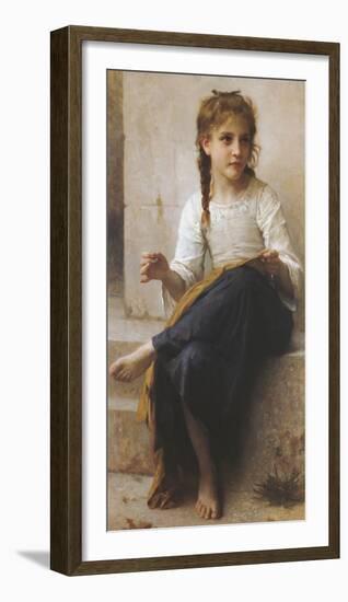 The Young Seamstress-William Adolphe Bouguereau-Framed Giclee Print