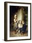 The Young Seamstresses (Oil on Canvas)-Heinrich Hirt-Framed Giclee Print