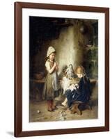 The Young Seamstresses-Heinrich Hirt-Framed Giclee Print