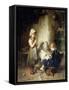 The Young Seamstresses-Heinrich Hirt-Framed Stretched Canvas