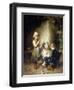 The Young Seamstresses-Heinrich Hirt-Framed Giclee Print