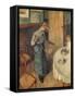 The Young Servant, 1882-Camille Pissarro-Framed Stretched Canvas