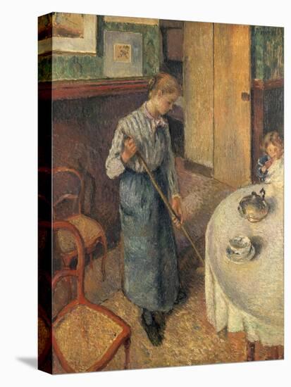 The Young Servant, 1882-Camille Pissarro-Stretched Canvas