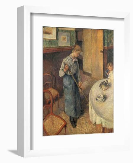 The Young Servant, 1882-Camille Pissarro-Framed Giclee Print