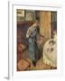 The Young Servant, 1882-Camille Pissarro-Framed Giclee Print