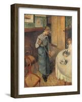 The Young Servant, 1882-Camille Pissarro-Framed Giclee Print