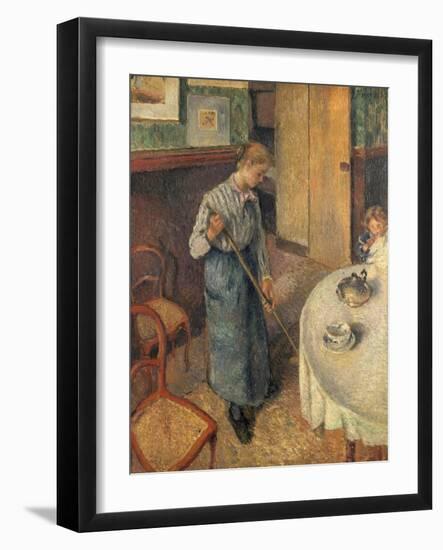 The Young Servant, 1882-Camille Pissarro-Framed Giclee Print