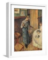 The Young Servant, 1882-Camille Pissarro-Framed Giclee Print