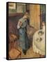 The Young Servant, 1882-Camille Pissarro-Framed Stretched Canvas