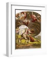 The Young Shakespeare on the Banks of the Avon-English-Framed Premium Giclee Print