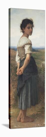 The Young Shepherdess, 1885-William-Adolphe Bouguereau-Stretched Canvas