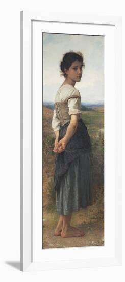 The Young Shepherdess, 1885-William-Adolphe Bouguereau-Framed Giclee Print