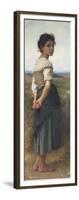 The Young Shepherdess, 1885-William-Adolphe Bouguereau-Framed Giclee Print