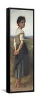 The Young Shepherdess, 1885-William-Adolphe Bouguereau-Framed Stretched Canvas